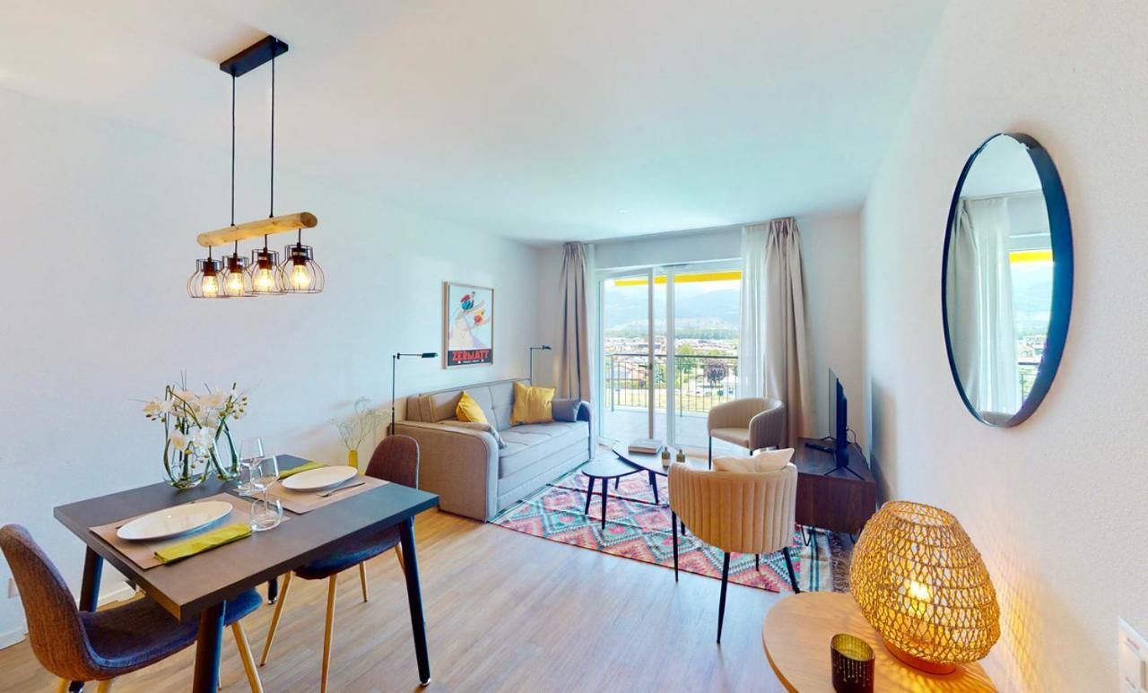 Alp Art Hotel Monthey Collombey-Muraz Luaran gambar