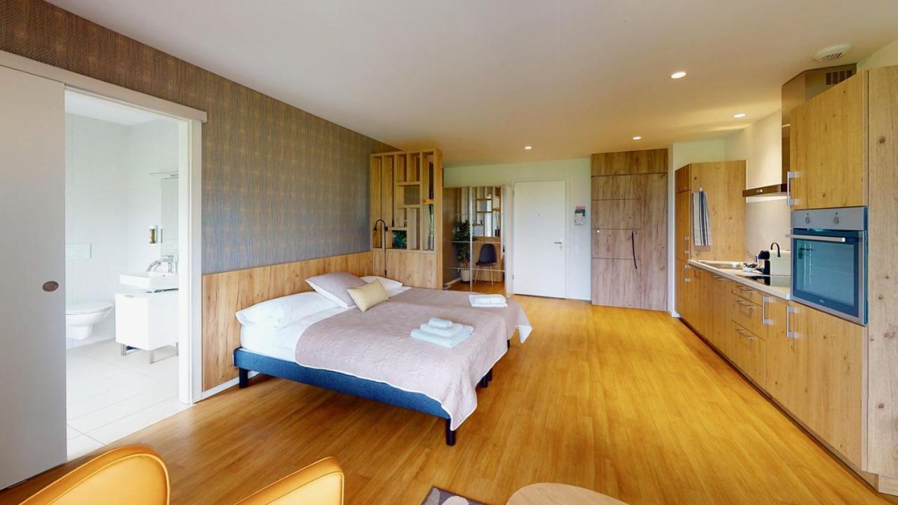 Alp Art Hotel Monthey Collombey-Muraz Luaran gambar